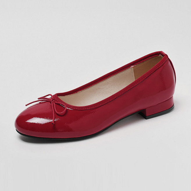 착한구두 소다니 리본 플랫슈즈 PLEMR1h1985