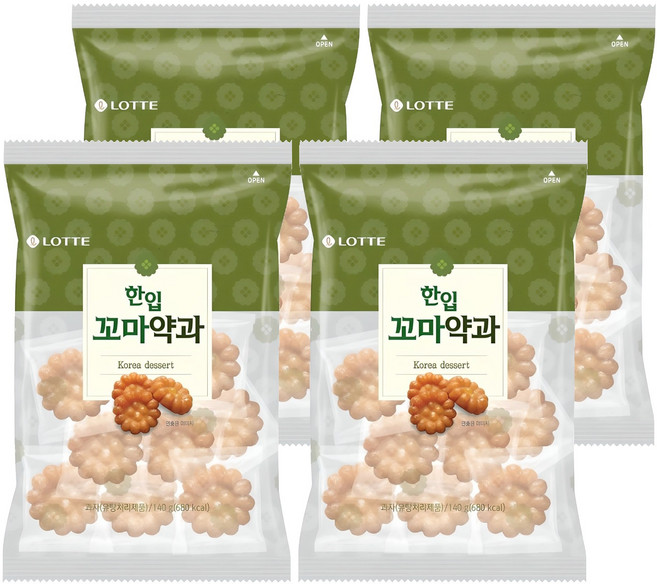 LOTTE 樂天 一口迷你藥菓, 140g, 4個