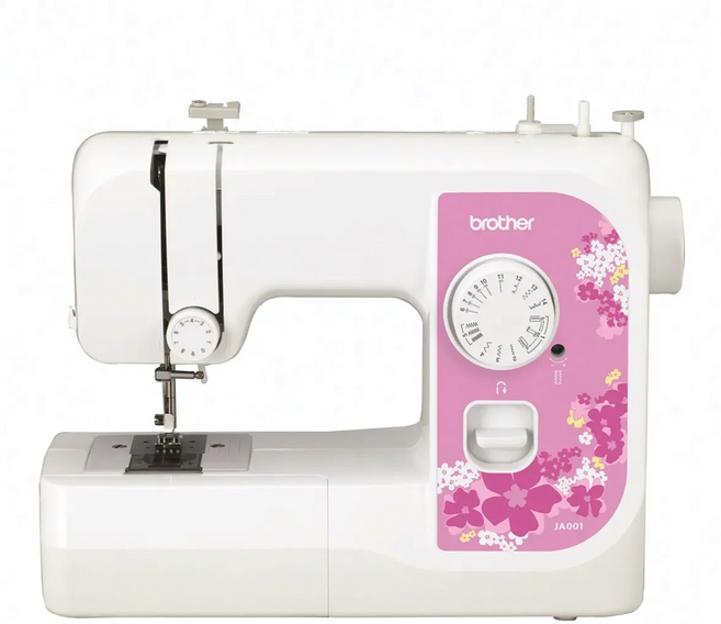 brother 兄弟牌 經典縫紉機, JA-001, 白色/粉色
