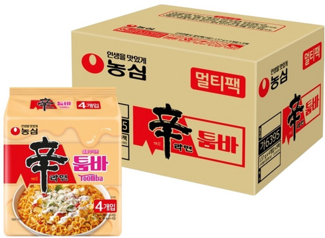 NONGSHIM 農心 辛拉麵 辣白醬風味辛拉麵 137g, 32個