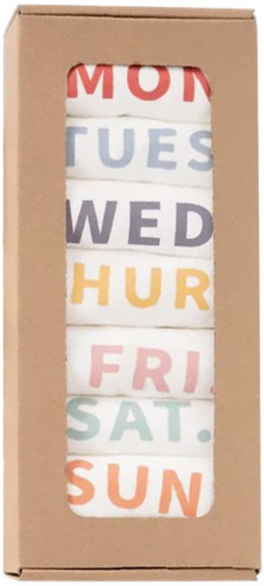 Drizzle 好滴工作室 長袖一週包屁衣