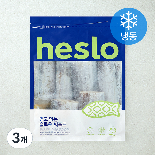 해슬로 손질 은갈치 토막 대 (냉동), 3개, 500g