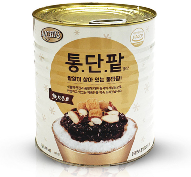리치스 통단팥 플러스, 3kg, 1개