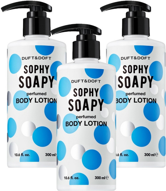 더프트앤도프트 소피소피 퍼퓸드 바디로션, 300ml, 3개