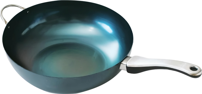 FUJITA KINZOKU 藤田金屬 GARTEN 職人製深鐵炒鍋 附握把 IH爐可用 日本製, 1個, 30cm