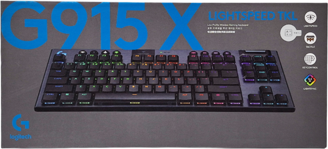 logitech G 羅技G G915 X 電競 Wireless 鍵盤 黑色 Mechanical TKL RGB