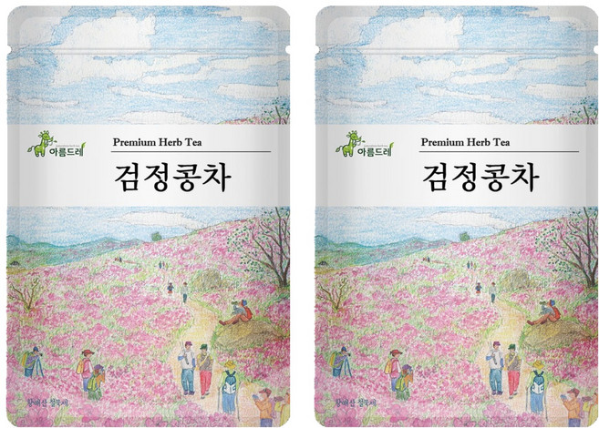 아름드레 검정콩차, 2.5g, 25개입, 2개