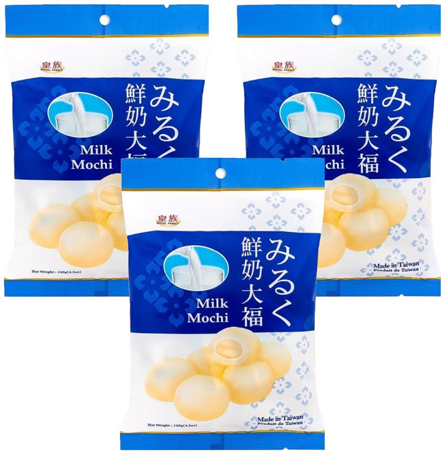 Royal Family 皇族 鮮奶大福, 120g, 3袋