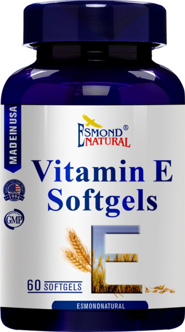 ESMOND NATURAL 愛司盟 維他命E軟膠囊, 60顆, 1罐