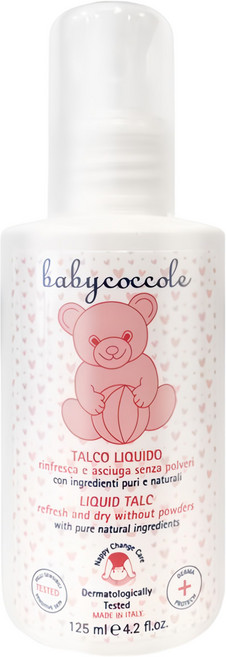 babycoccole 寶貝可可麗 寶寶液態爽身粉, 125ml, 1瓶