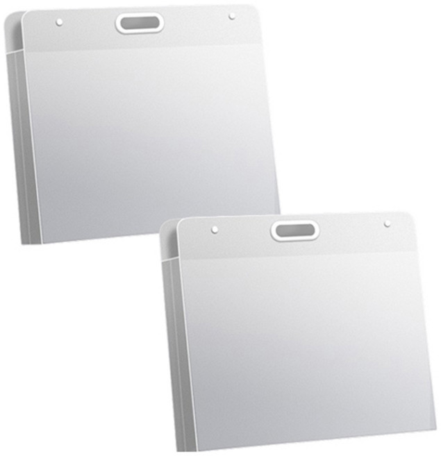 ABM 그림 도화지 수납 파일 A2 반투명 화이트, 2개