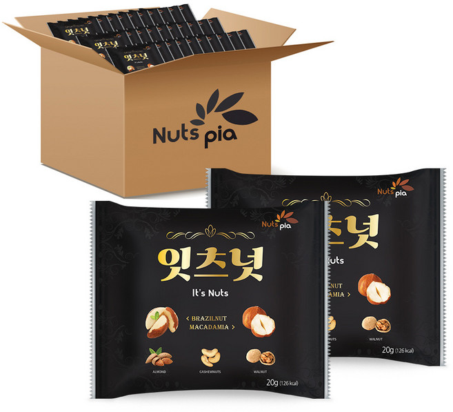 넛츠피아 잇츠넛 하루견과, 2kg, 1개
