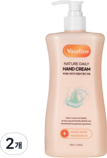 cosmate 凡士林 Nature 每日護手霜, 2個, 520ml