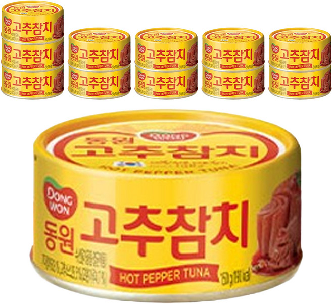 동원 고추 참치, 150g, 12개