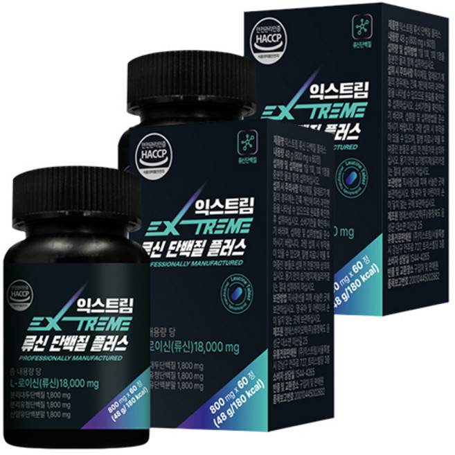 Extreme 亮氨酸蛋白質 Plus 48g, 2個, 60錠