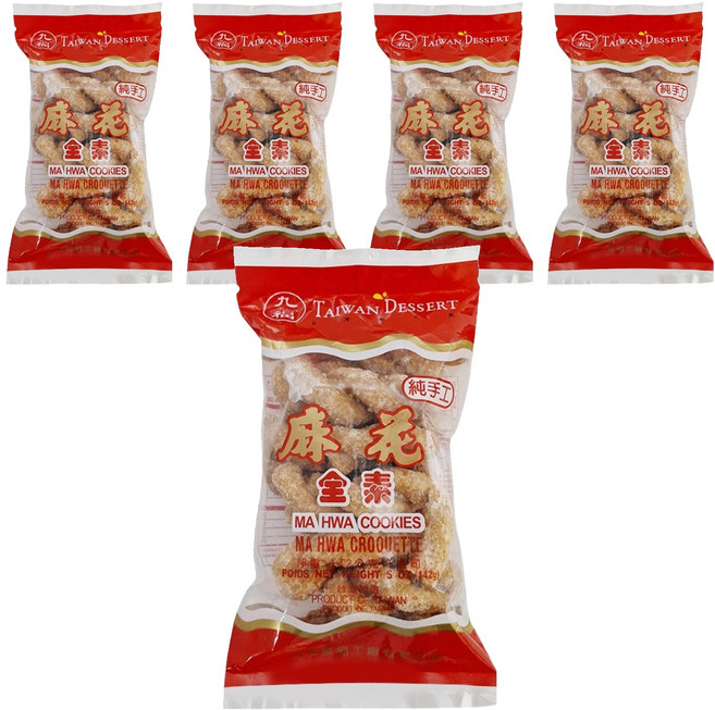 九福 素食麻花, 142g, 5包