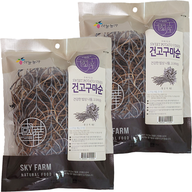 나물이야기 국산 건고구마순, 2개, 70g