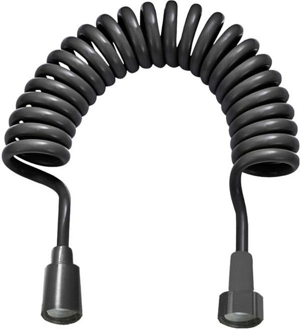 월드크린 욕실 베란다 스프레이건 호스줄, 3m, 블랙