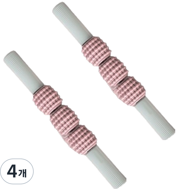 포텐키트 효율적인 마사지롤러 29 x 5cm, 4개, 핑크 1