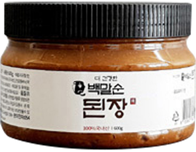 백말순등겨장 더 건강한 백말순 된장, 600g, 1개