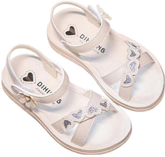 키즈트리 여아용 꽃 반짝이 공주 샌들 SZ-486