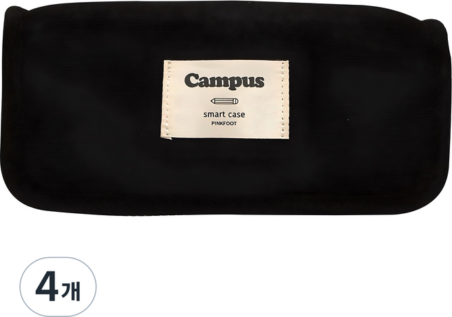 PINKFOOT Campus 收納包 鉛筆盒 9500, 黑色, 4個