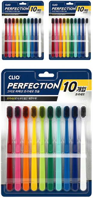 크리오 퍼펙션 초극세모 칫솔, 10개입, 3세트