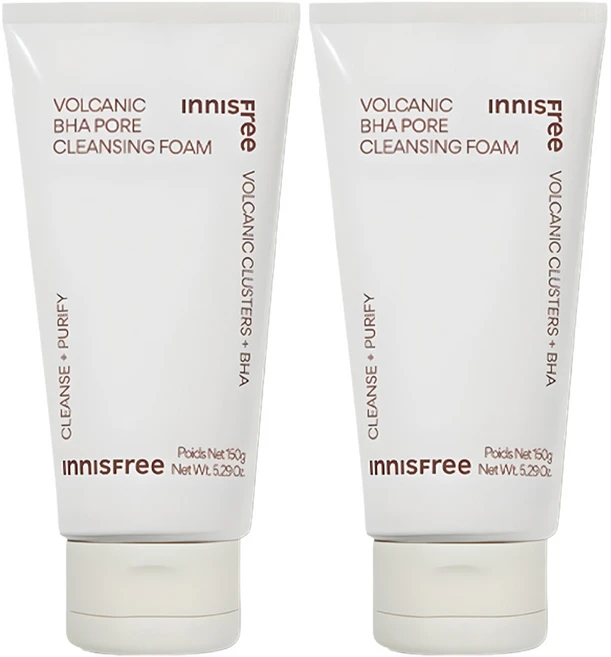 이니스프리 화산송이 모공 바하 클렌징 폼, 150g, 2개 - 쿠팡