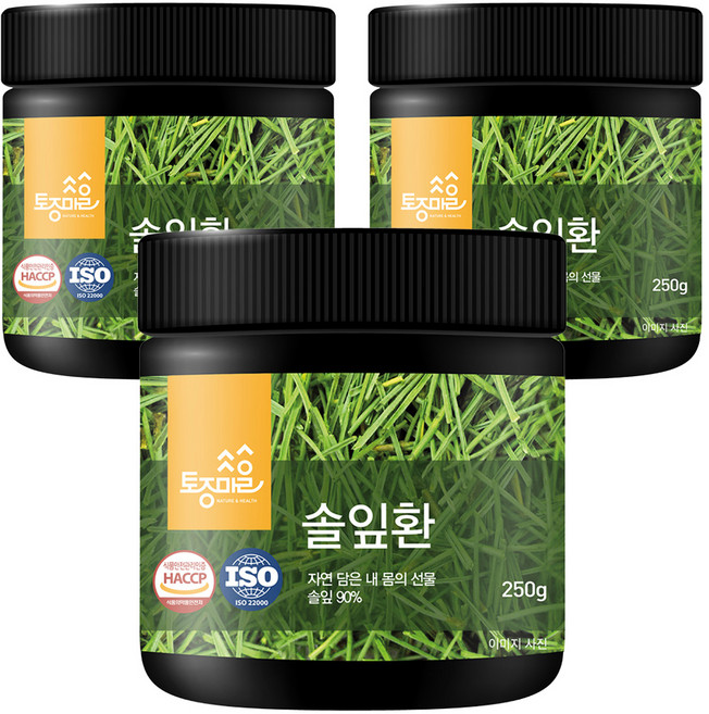 토종마을 솔잎환, 3개, 250g