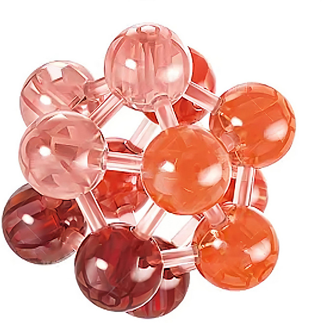 QYTOYS 奇藝 孔明鎖 太空球 L2741, 12顆, 瑪瑙, 1個