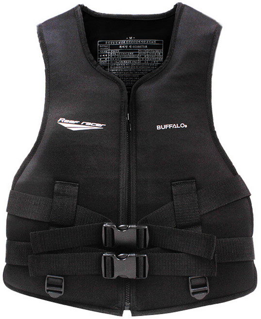 버팔로구명조끼 착용형 보조용품, 블랙