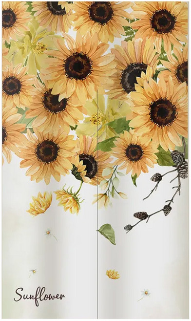 BonBon naturel 日式長門簾, 向日葵