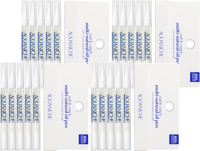 아쿠아니치 네일 앤 큐티클 멀티 오일펜, 2ml, 20개