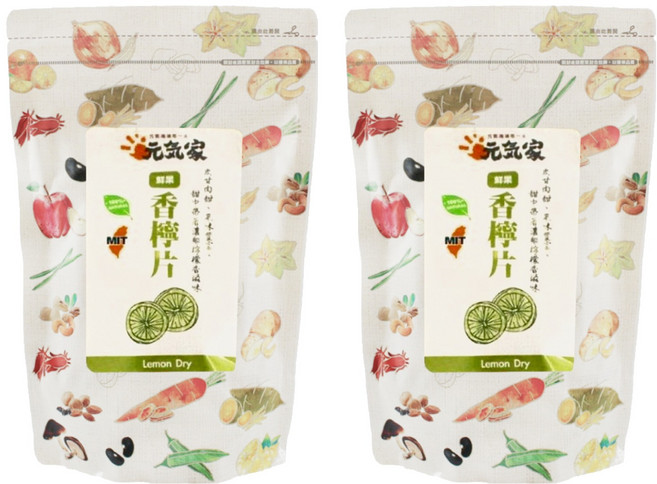 元氣家 香檸片, 200g, 2包