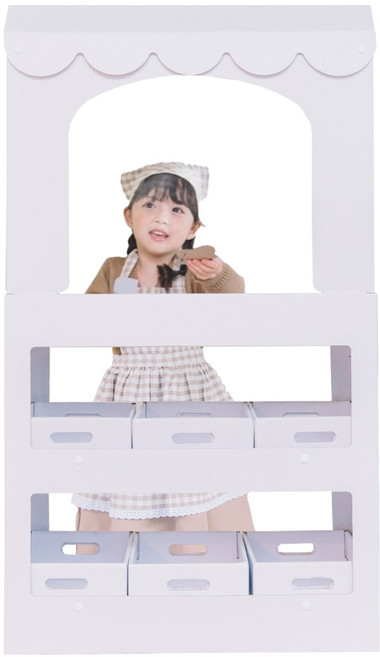 키즈바래 너만의 가판대가 되길 바래 가게놀이, 백색, 1개