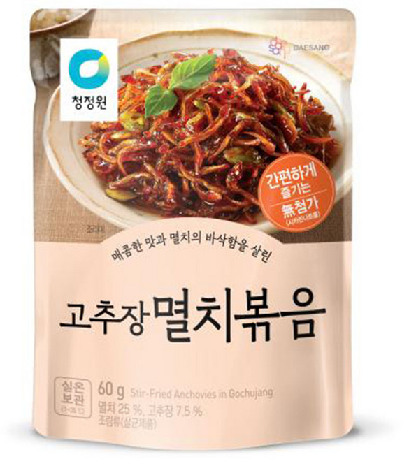 청정원 고추장 멸치볶음, 60g, 1개