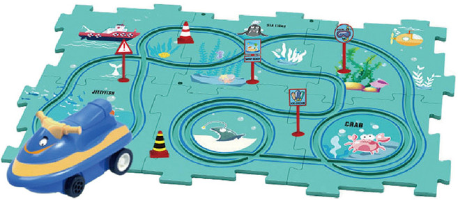 FENMING 兒童益智軌道車, 1入