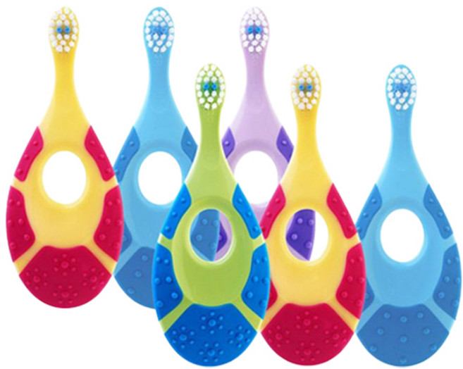 조르단 스텝 1단계 영유아칫솔, 랜덤 발송, 1개입, 6개