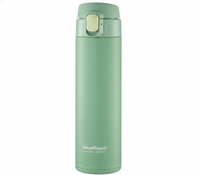 HouseKeeper 妙管家 316彈蓋保溫杯 HKVC-731GRL, 綠色, 450ml, 1個