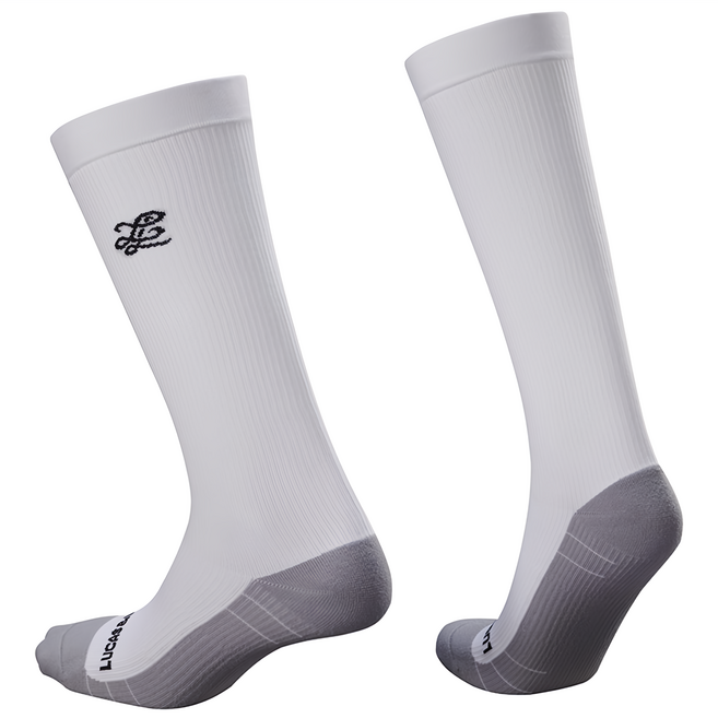 LUCAS&LOUIS AI鍺標準版中筒全效壓力疏導襪 LL-PRO-WH-L