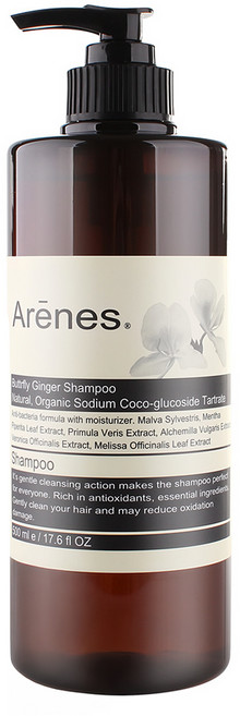 Arenes 愛霓思 穗花山奈香氛植萃洗髮露 Butterfly Ginger Shampoo, 500ml, 1瓶