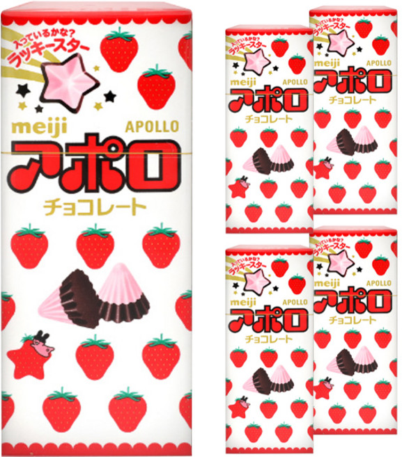 메이지 아폴로 초콜릿, 46g, 5개