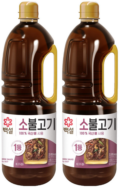 백설 소불고기양념, 2.05kg, 2개