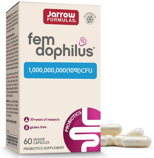 재로우 우먼스 펨 도필러스 프로바이오틱스 유산균, 60정, 1개 - 쿠팡