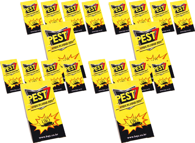 페스트세븐 바퀴벌레 끈끈이 4p, 20개