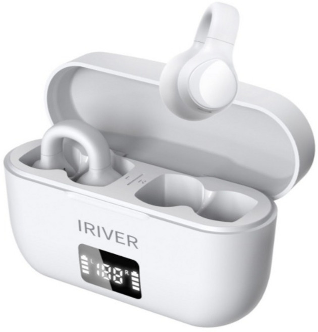 아이리버 오픈타입 무선 5.3 이어커프 블루투스 이어폰, ITW-C1, WHITE