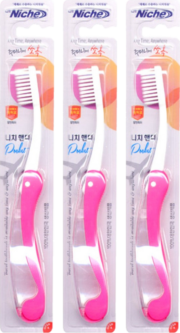 니치 핸디 칫솔 랜덤발송, 1개입, 3개