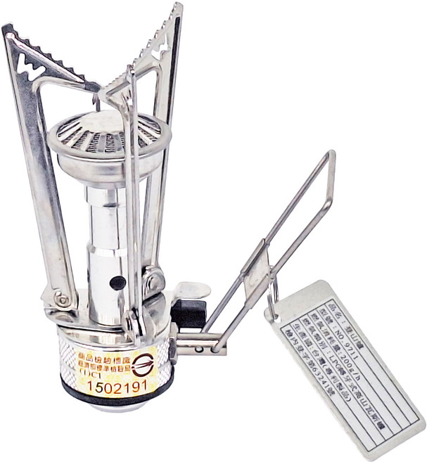 WEN LIANG 文樑 奈米A爐 自動點火蜘蛛爐, 銀色, 1個