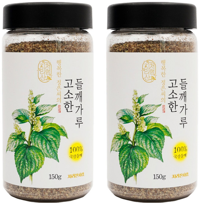 지리산처럼 행복한 정은씨의 고소한 들깨가루, 150g, 2개