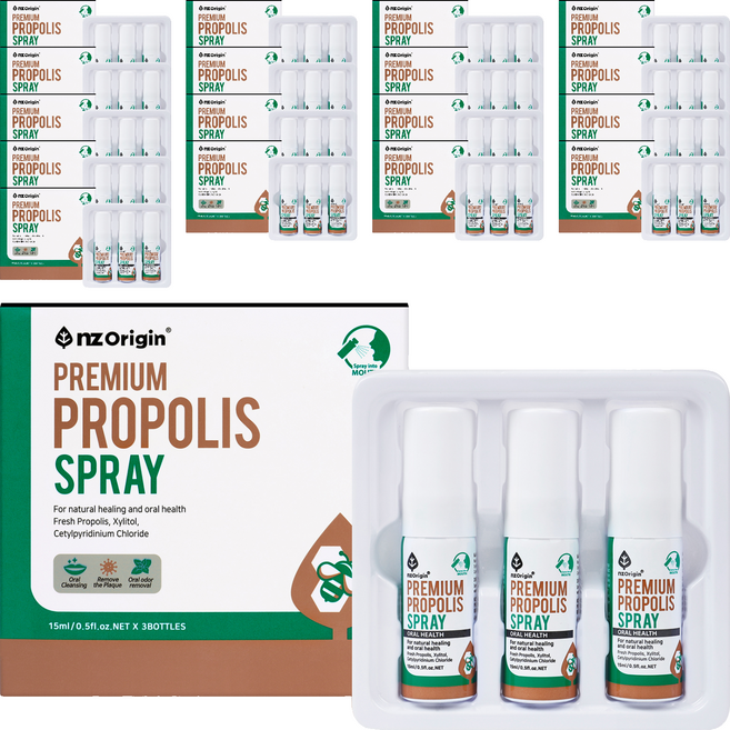 엔젯오리진 프리미엄 프로폴리스액 구강스프레이, 45ml, 6개